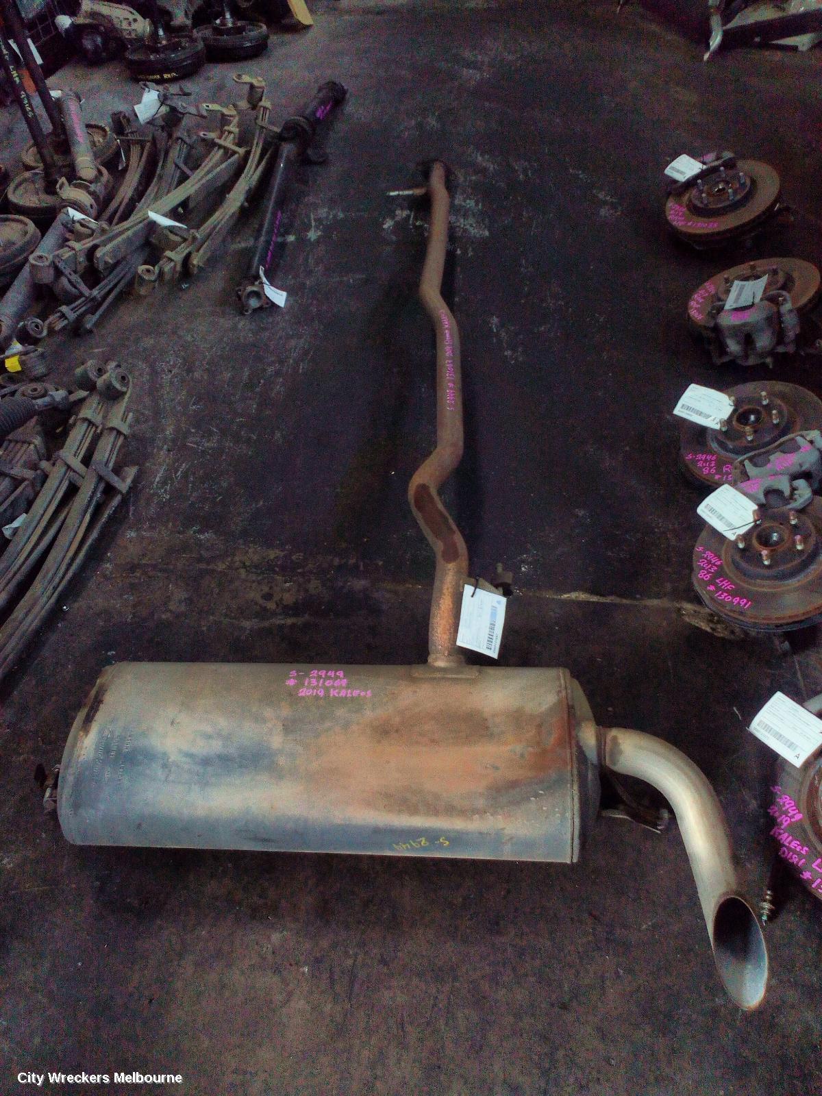 RENAULT KALEOS EXHAUST SYSTEM, XZG, 05/2016 ONWARDS - Image 1