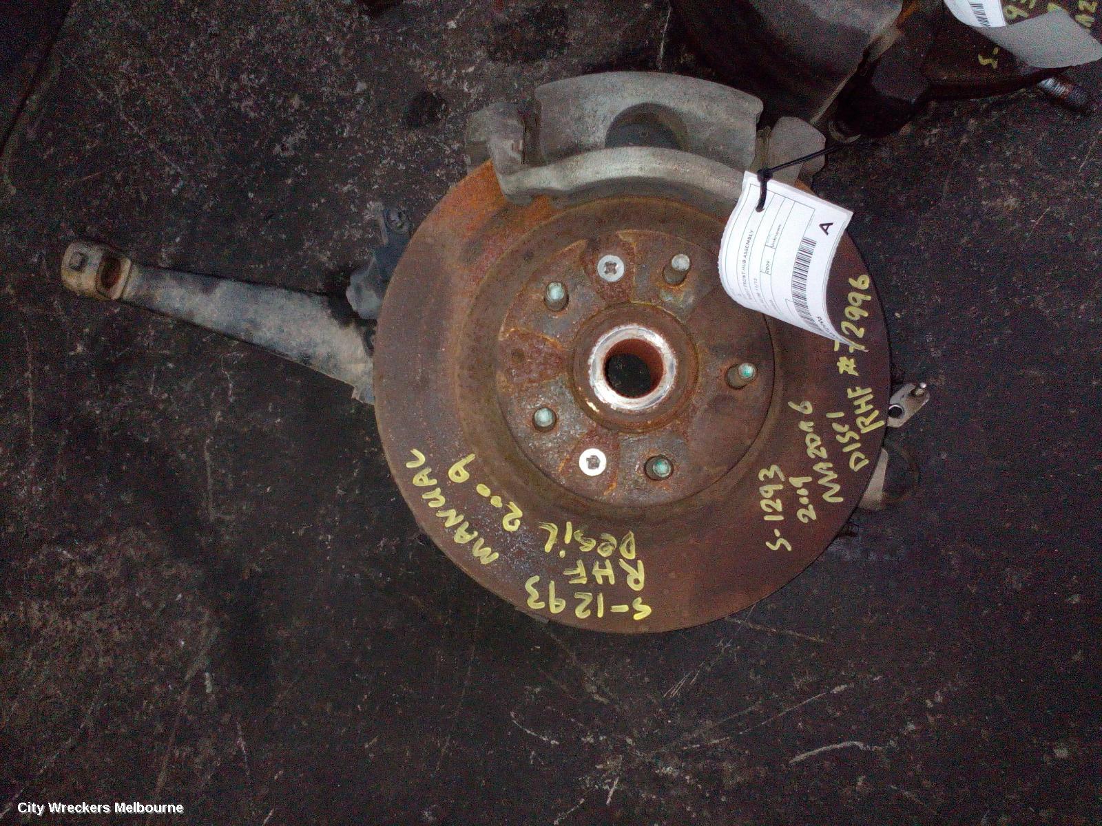 MAZDA 6 LEFT FRONT HUB ASSEMBLY, GH, DIESEL TYPE, 02/2008 - 11/2012 - Image 1