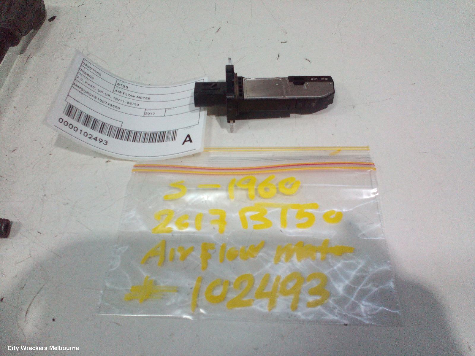 MAZDA BT50 AIR FLOW METER, 2.2, P4AT, UP-UR, 10/2011 - 06/2020 - Image 2