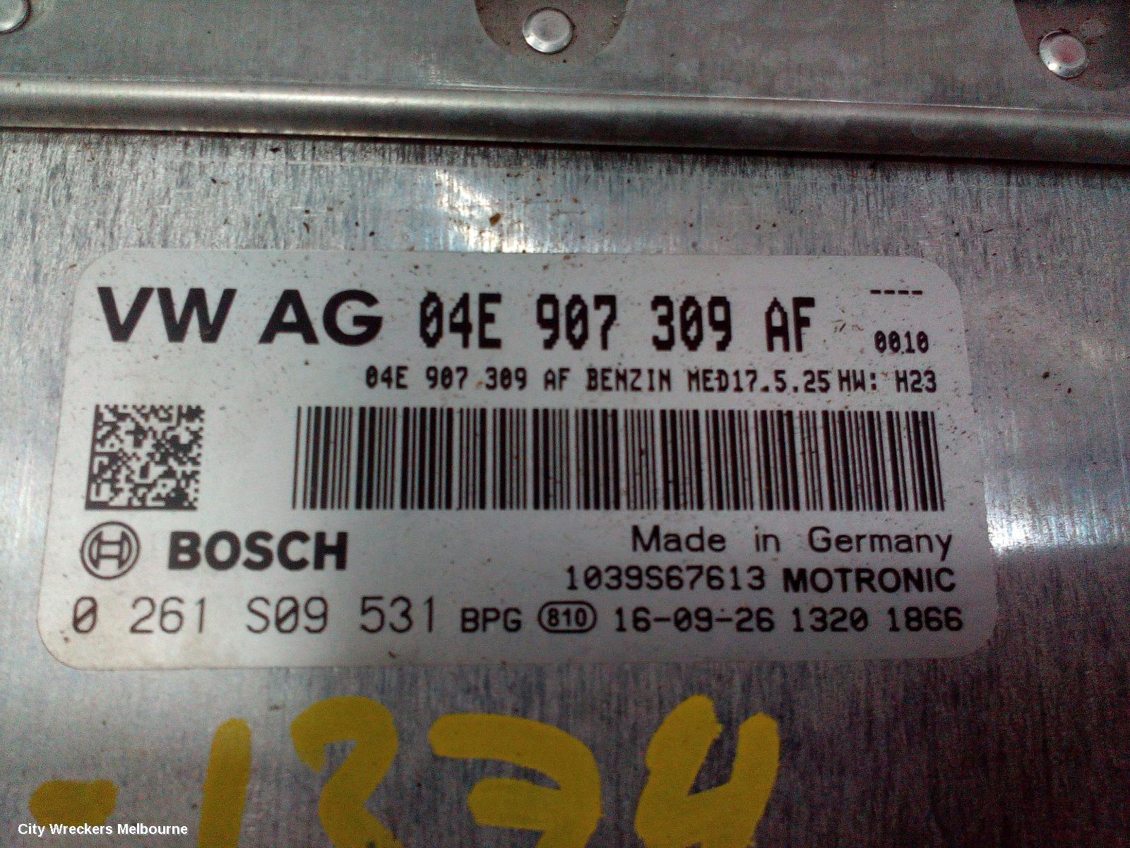 VOLKSWAGEN POLO ECU, ENGINE ECU, 1.2, PETROL, CJZD CODE, ECU ONLY, 6R, 05/2014 - 09/2017 - Image 1