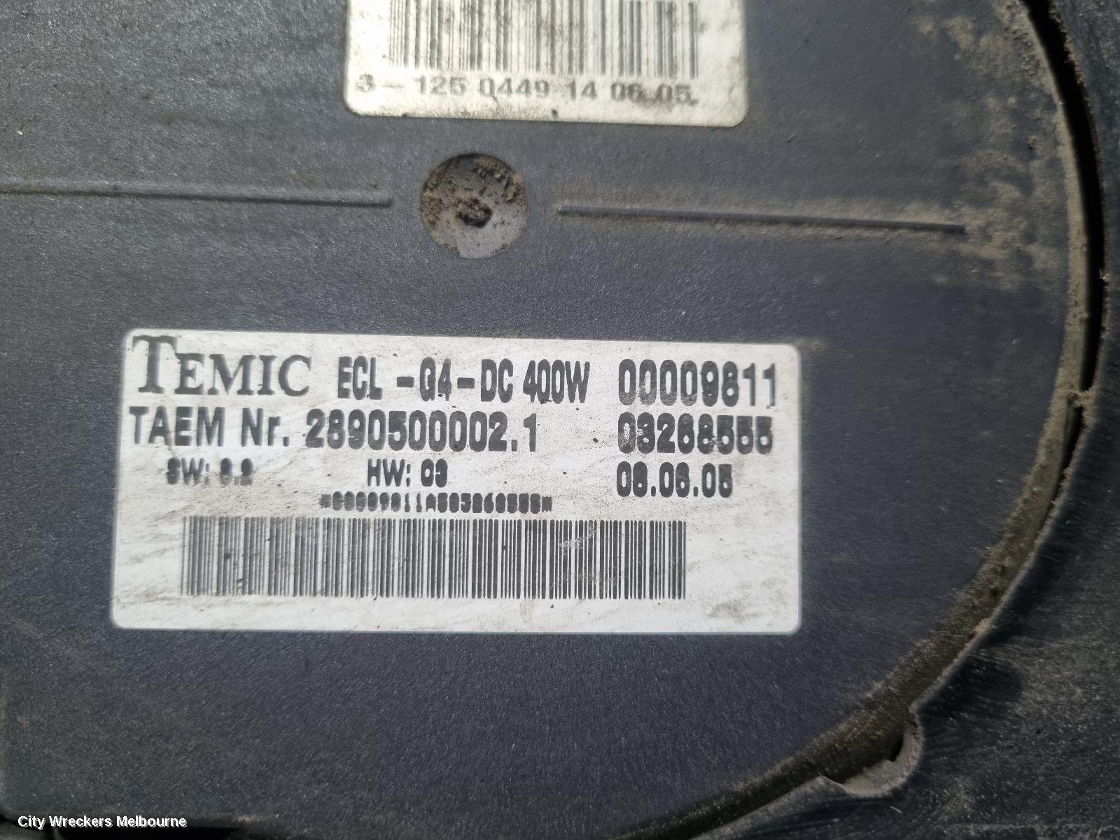 MERCEDES C CLASS FAN, W203/S203/CL203, 400W, 11/2000 - 06/2007 - Image 1