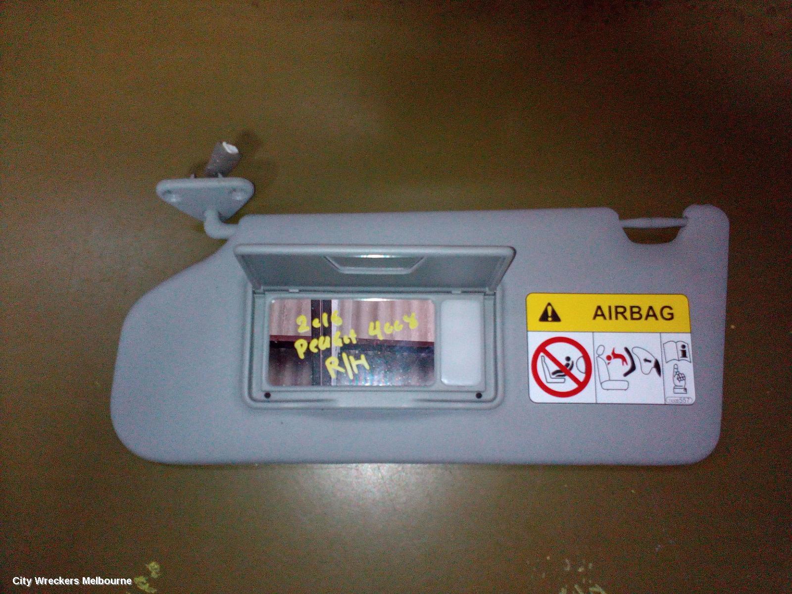 PEUGEOT 4008 SUNVISOR, 05/2012 - 12/2017 - Image 1