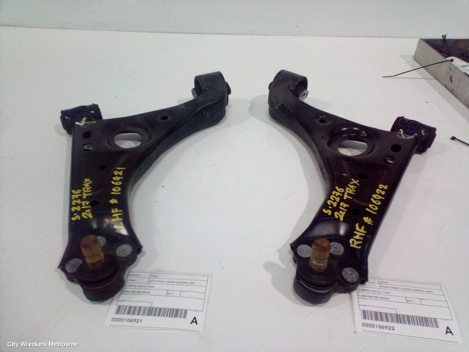 HOLDEN TRAX LEFT FRONT LOWER CONTROL ARM, TJ SERIES, 08/2013 - 12/2020 - Image 3