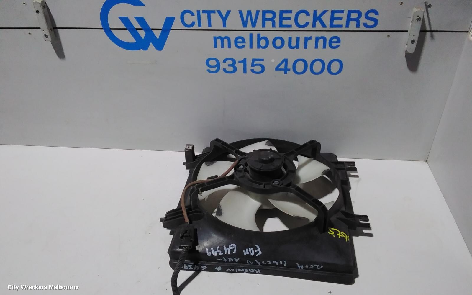 SUBARU LIBERTY FAN, A/C FAN (RH - DRIVERS SIDE), 2.5, EJ25, 4TH GEN, 5 BLADES, 09/2003 - 08/2009 - Image 1