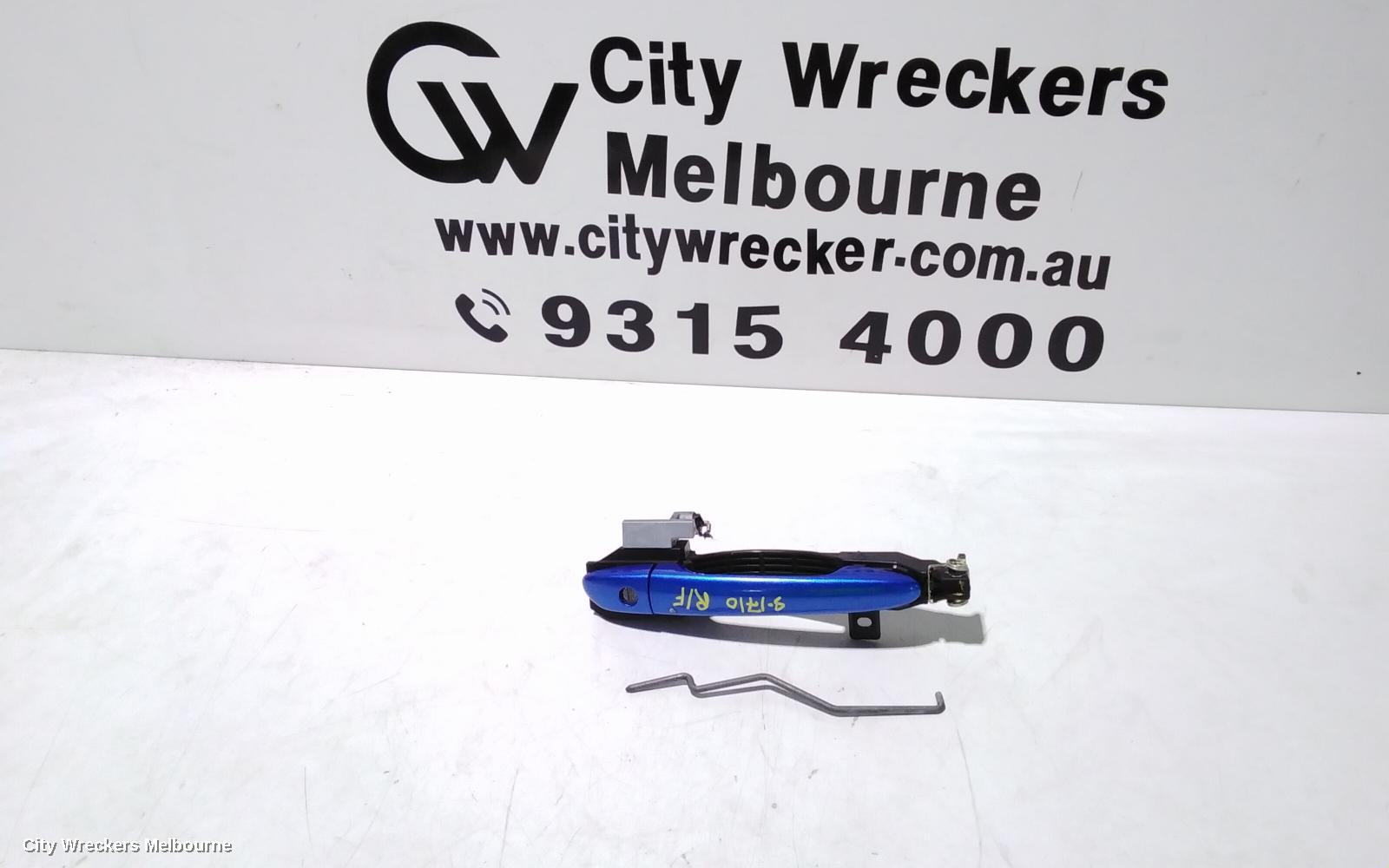 MAZDA 2 DOOR HANDLE, OUTER, LH REAR, DJ/DL, HATCH/SEDAN, COLOUR CODED, 09/2014 ONWARDS - Image 1