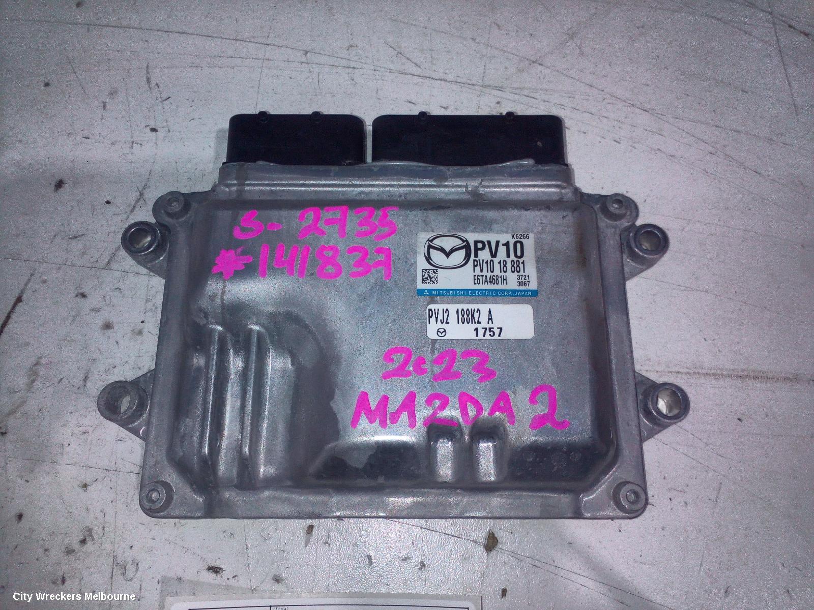 MAZDA 2 ECU, ENGINE ECU, 1.5, PETROL, ECU ONLY, DJ/DL, 09/2014 ONWARDS - Image 2