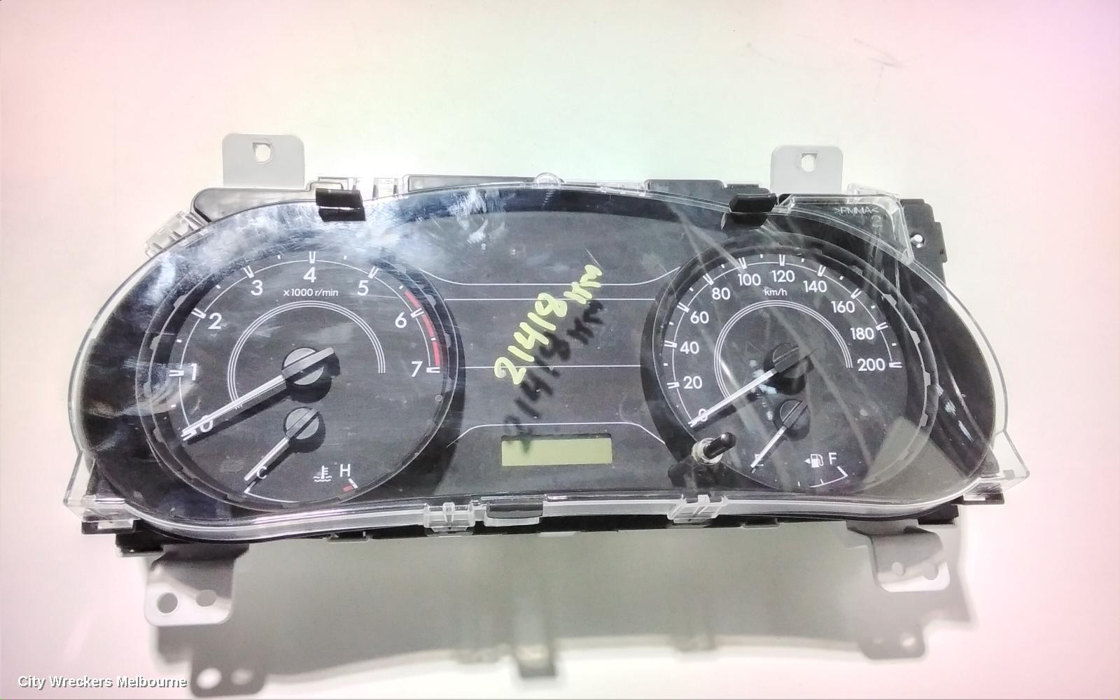 TOYOTA HILUX INSTRUMENT CLUSTER, INSTRUMENT CLUSTER, PETROL, MANUAL T/M, WORKMATE, 09/2015 - 08/2019 - Image 2