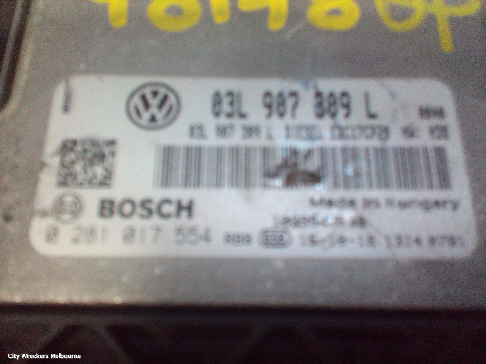 VOLKSWAGEN TRANSPORTER ECU, ENGINE ECU, 2.0, DIESEL, P/N 03L907309L, ECU ONLY, T6, 07/2015 ONWARDS - Image 1