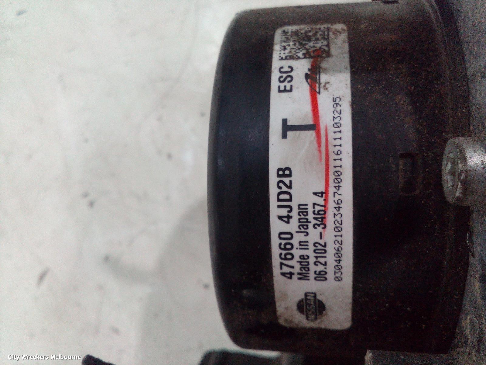 NISSAN NAVARA ABS PUMP/MODULATOR, NP300, P/N 476604JD2B, 05/2015 ONWARDS - Image 2