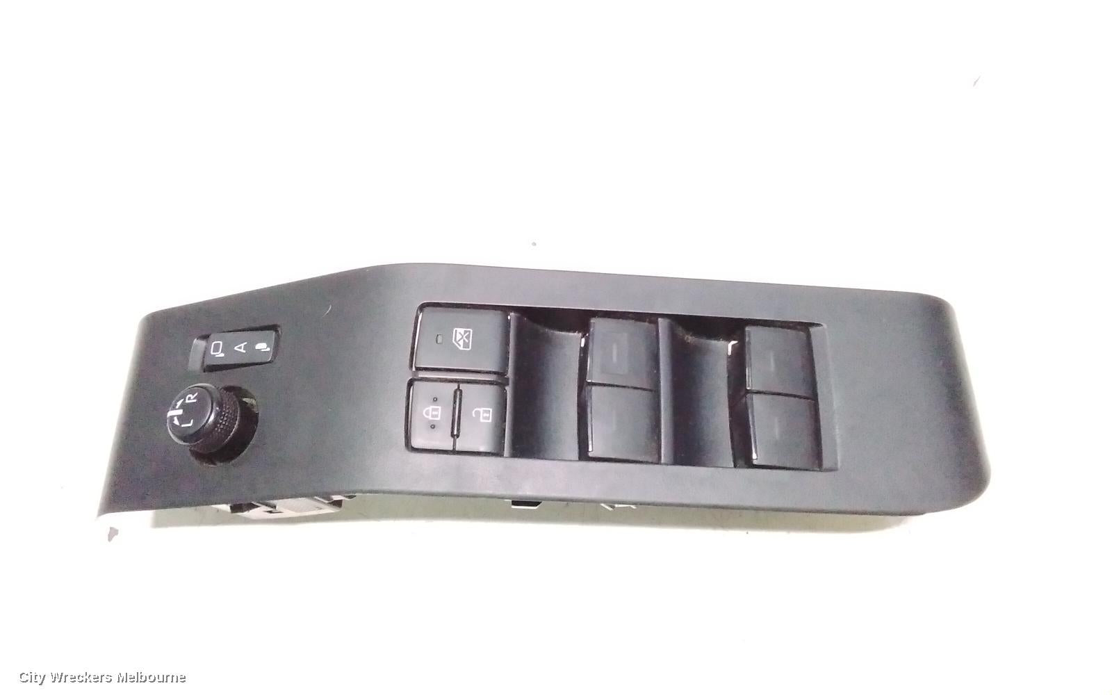 TOYOTA KLUGER PWR DR WIND SWITCH, XU70 SERIES, RH FRONT (MASTER SWITCH), BLACK EDGE TYPE, 03/2021 ONWARDS - Image 1