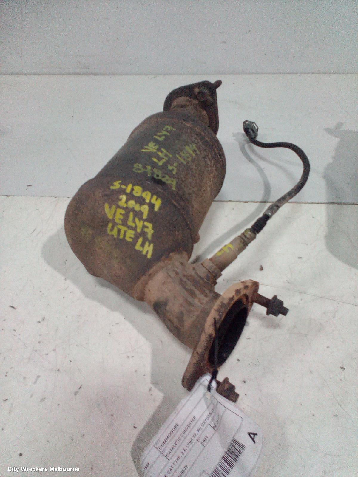 HOLDEN COMMODORE CATALYTIC CONVERTER, UNDER CAR-CAT TYPE, 3.6, LE0/LY7, W/ OXYGEN SENSOR TYPE, LH SIDE, VE, 08/2006 - 04/2013 - Image 2