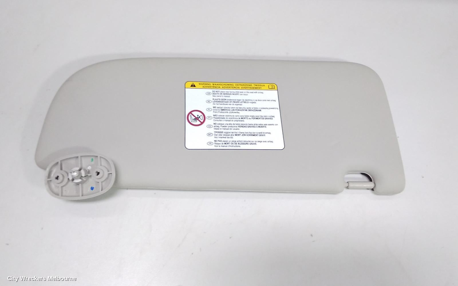 HOLDEN COLORADO SUNVISOR, RG 7, LH SIDE, 12/2012 - 06/2016 - Image 1