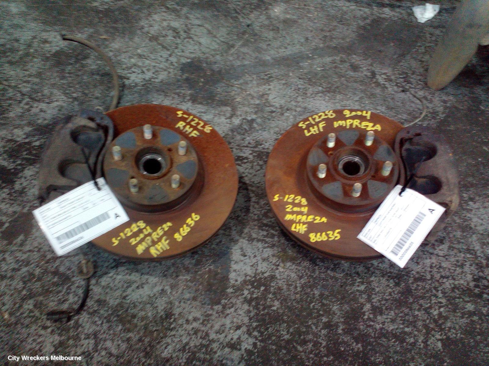SUBARU IMPREZA RIGHT FRONT HUB ASSEMBLY, ABS, (TONE RING ON CV) TYPE, 10/1999 - 04/2007 - Image 2