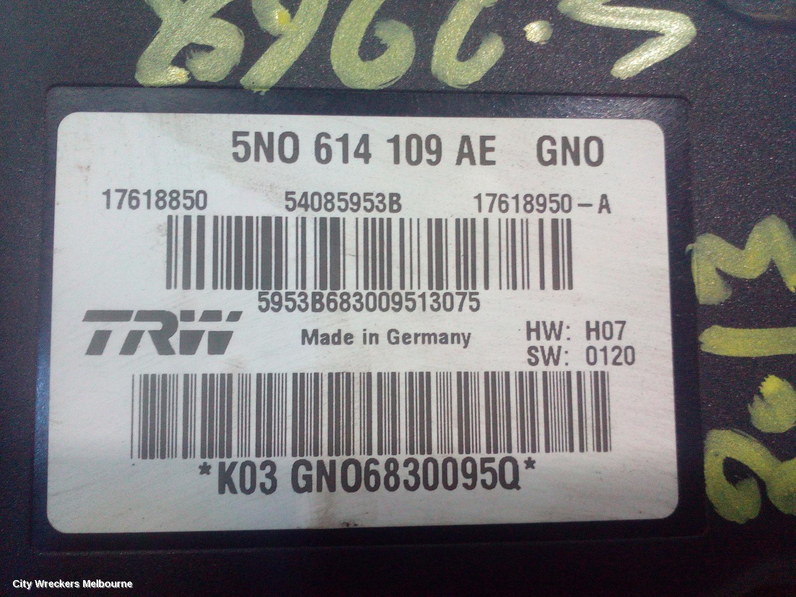 AUDI Q3 ABS PUMP/MODULATOR, P/N 5N0614109A3, 8U, 03/2012 - 12/2018 - Image 3