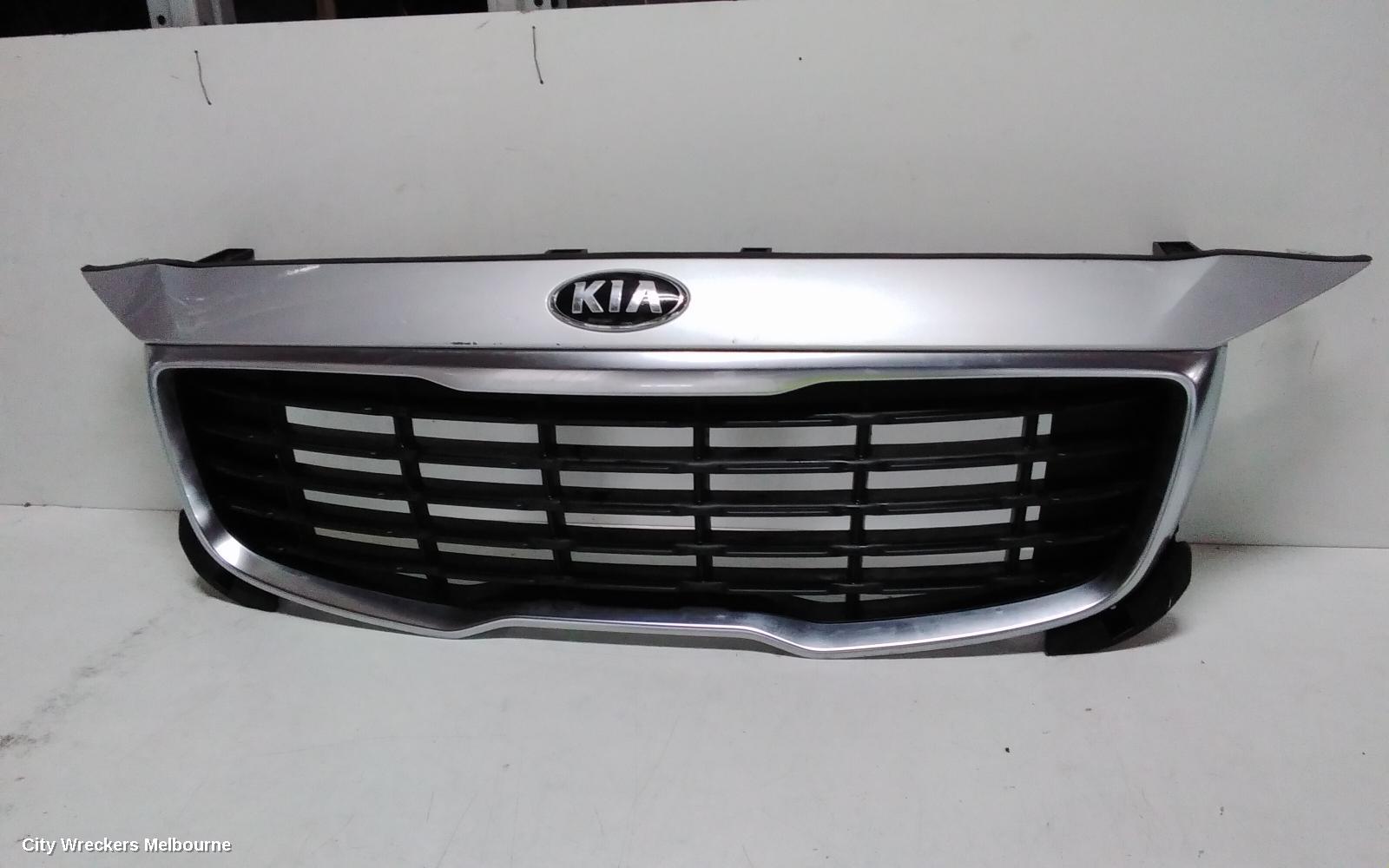 KIA CARNIVAL/GRAND CARNIVAL GRILLE, RADIATOR GRILLE, YP, S/SI, BLACK, BAR TYPE, 03/2018 - 10/2020 - Image 1