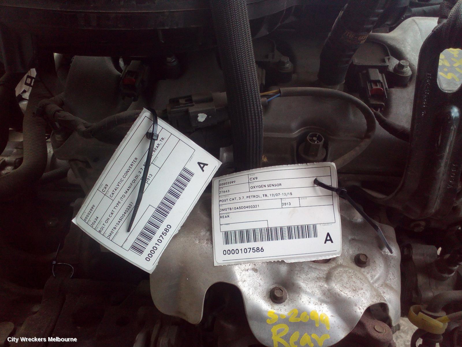 MAZDA CX9 OXYGEN SENSOR, POST CAT, 3.7, PETROL, TB, 12/2007 - 12/2015 - Image 1