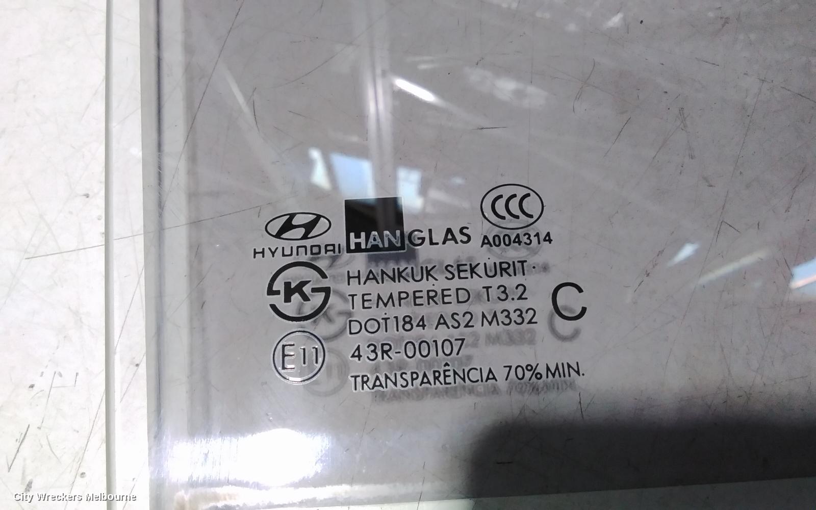 HYUNDAI GETZ RIGHT REAR DOOR WINDOW, TB, 09/2002 - 09/2011 - Image 3