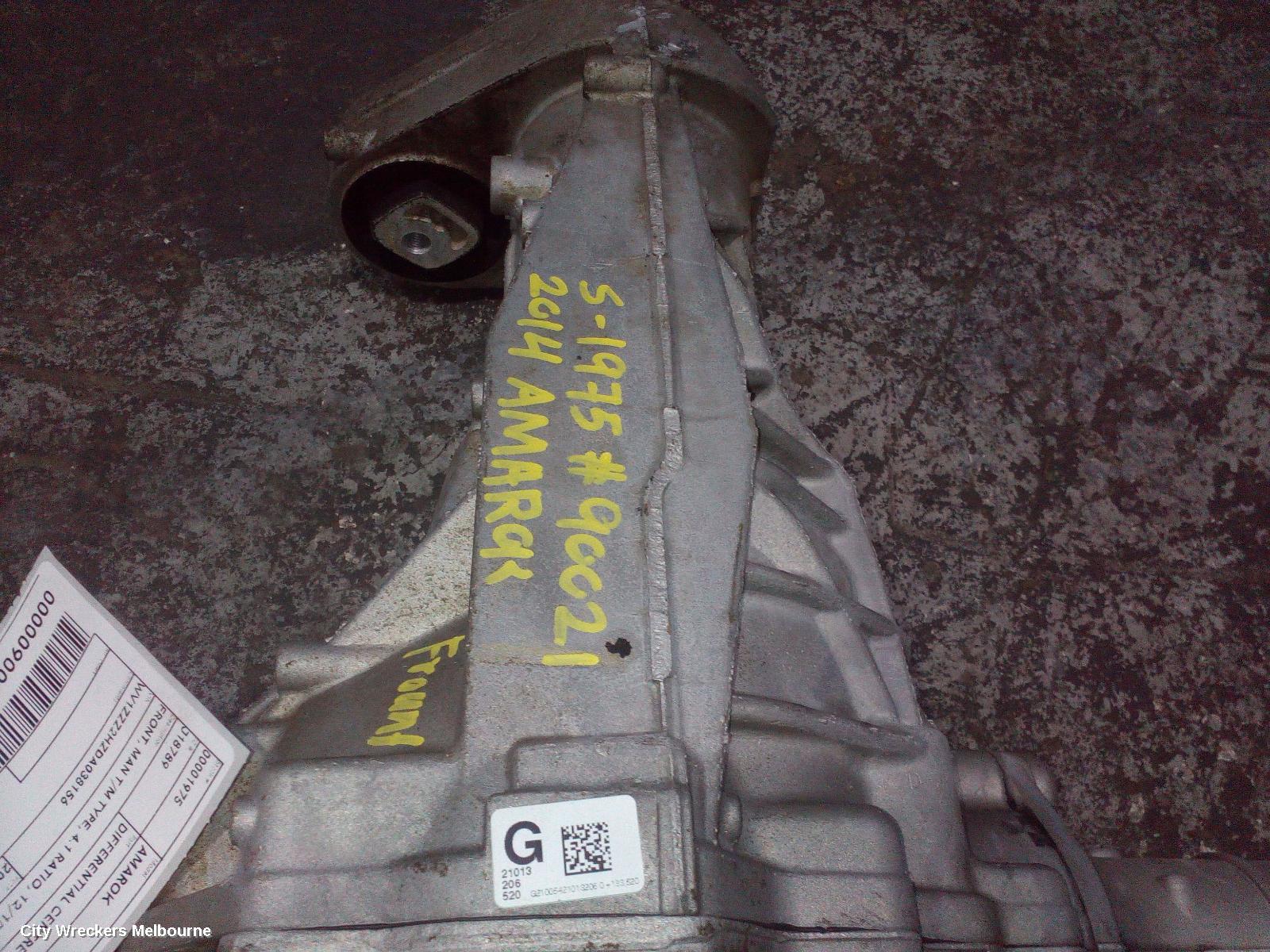 VOLKSWAGEN AMAROK DIFFERENTIAL CENTRE, FRONT, MAN T/M TYPE, 4.1 RATIO, 12/2010 ONWARDS - Image 2