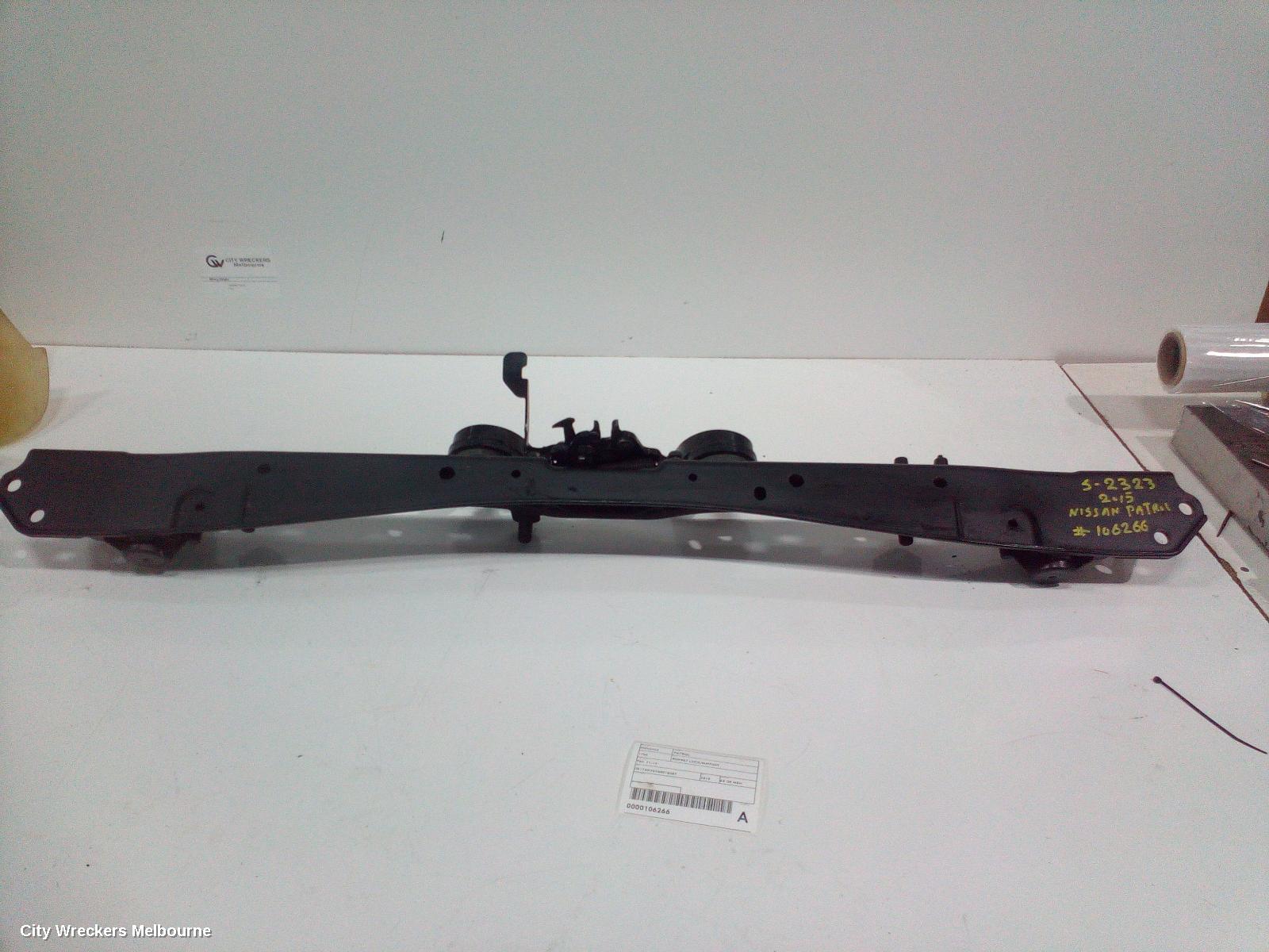 NISSAN PATROL BONNET LOCK/SUPPORT, Y62, 11/2012 ONWARDS - Image 1