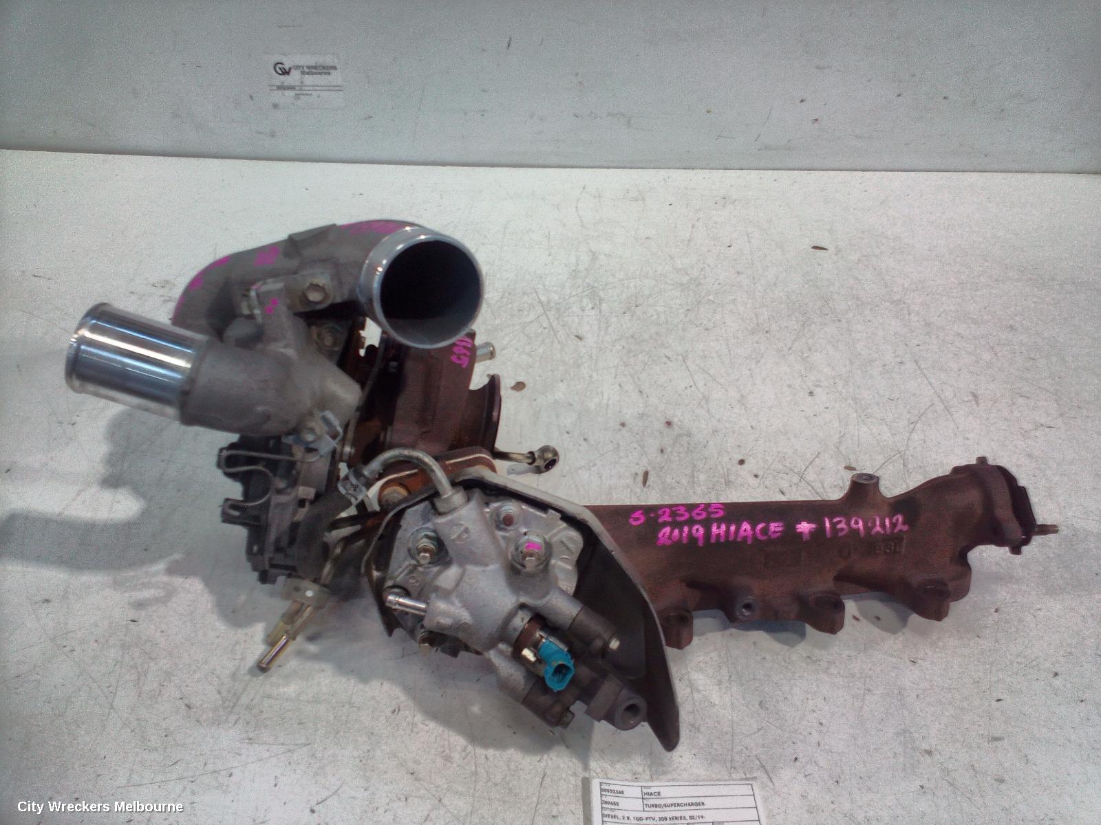 TOYOTA HIACE TURBO SUPERCHARGER, DIESEL, 2.8, 1GD-FTV, 300 SERIES, 02/2019 ONWARDS - Image 2