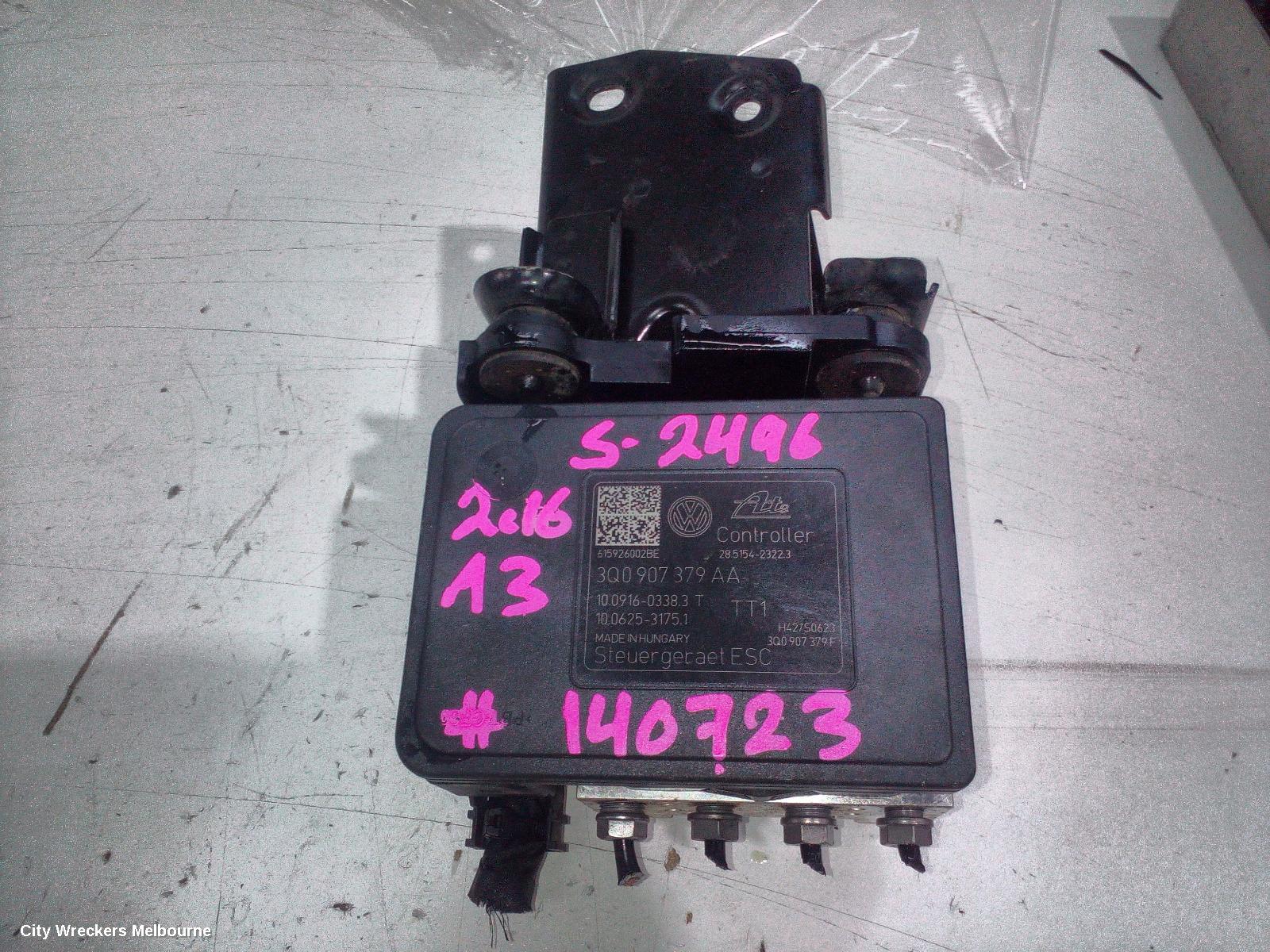 AUDI A3 ABS PUMP/MODULATOR, 8V, P/N 3Q0614517AA, 05/2013 - 10/2020 - Image 1