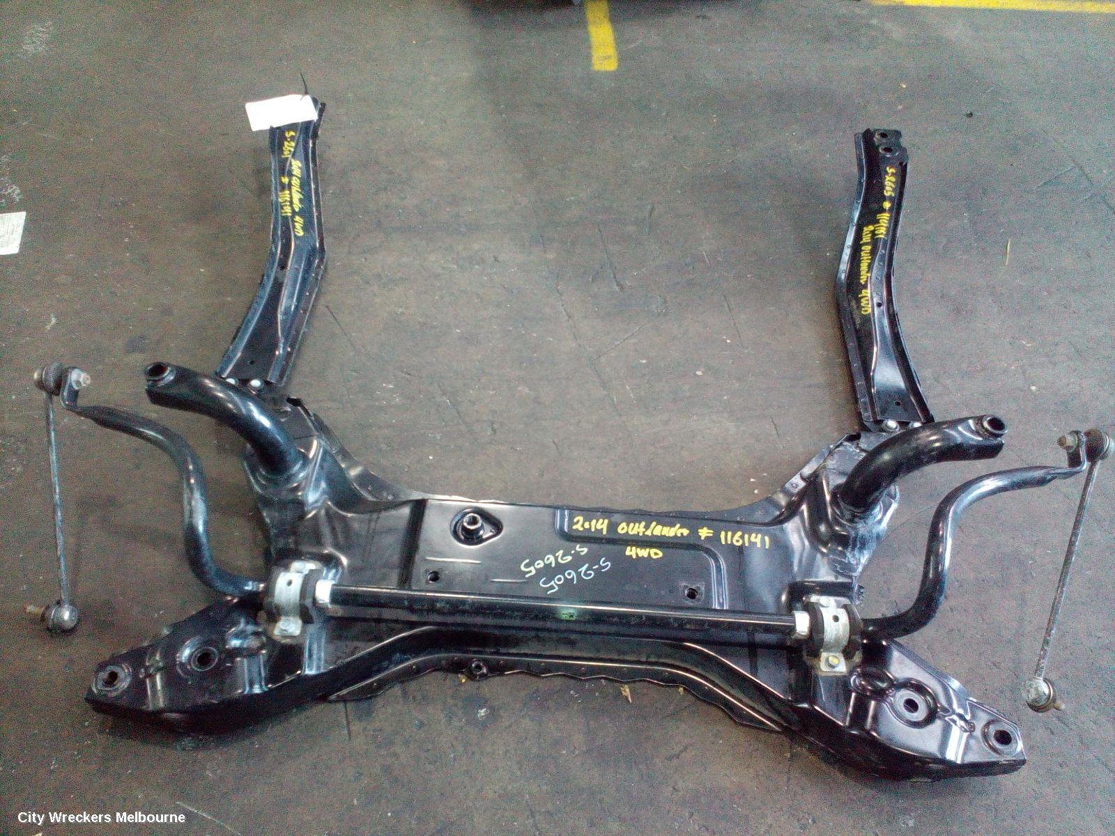 MITSUBISHI OUTLANDER FRT XMEMBER/CRADLE, ZJ, CROSSMEMBER, 10/2012 - 03/2015 - Image 2