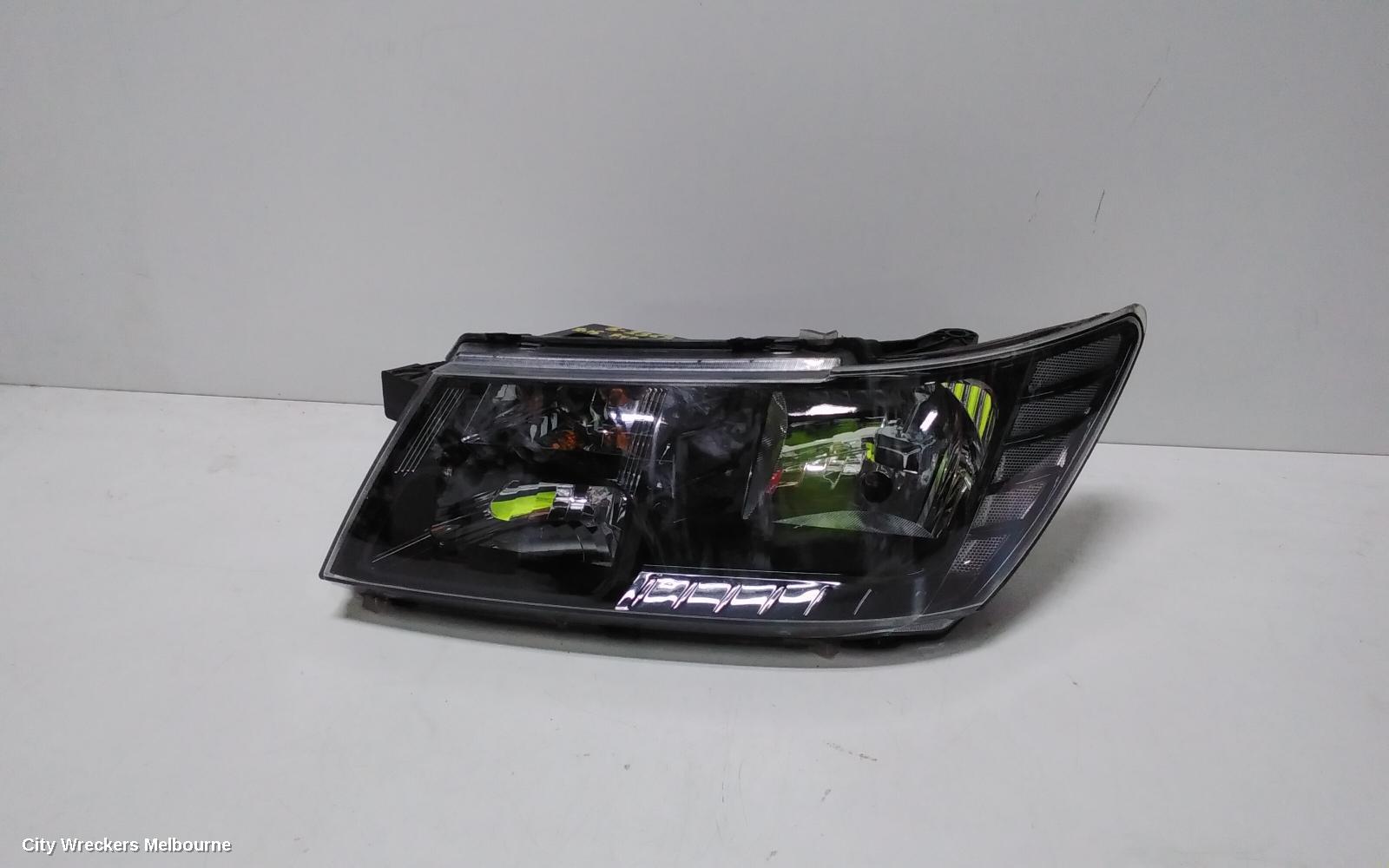 FIAT FREEMONT LEFT HEADLAMP, JC, BLACK INSERT, 04/2013 - 01/2017 - Image 1