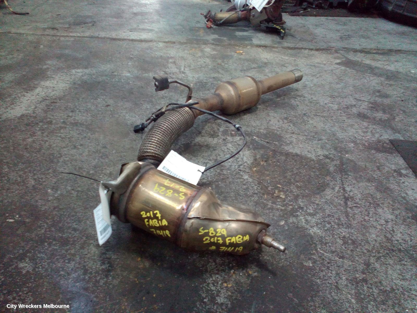 SKODA FABIA CATALYTIC CONVERTER, UNDER CAR, 1.2, PETROL, NJ, 01/2015 ONWARDS - Image 2