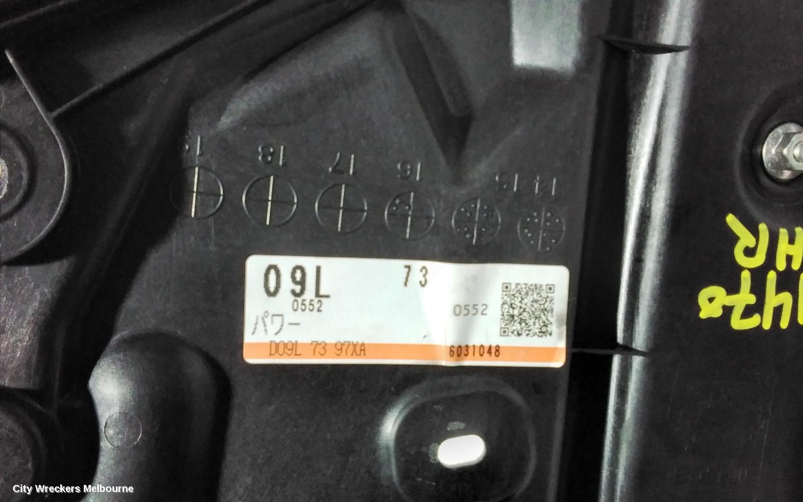 MAZDA CX3 LEFT REAR WND REG/MOTOR, DK, 03/2015 - 01/2017 - Image 3