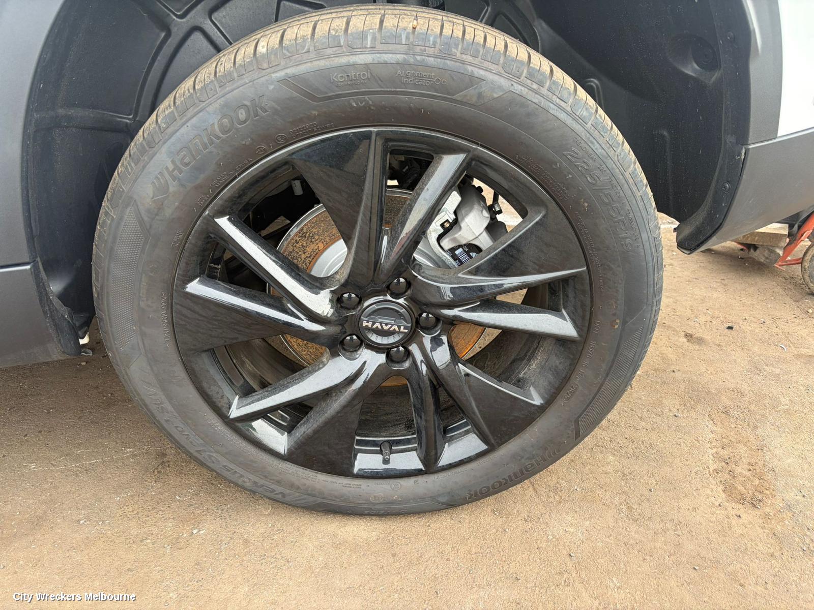 HAVAL H6 WHEEL MAG, B01, FACTORY, 19X7IN, 5 V SPOKE, BLACK, 10/2024 ONWARDS - Image 1