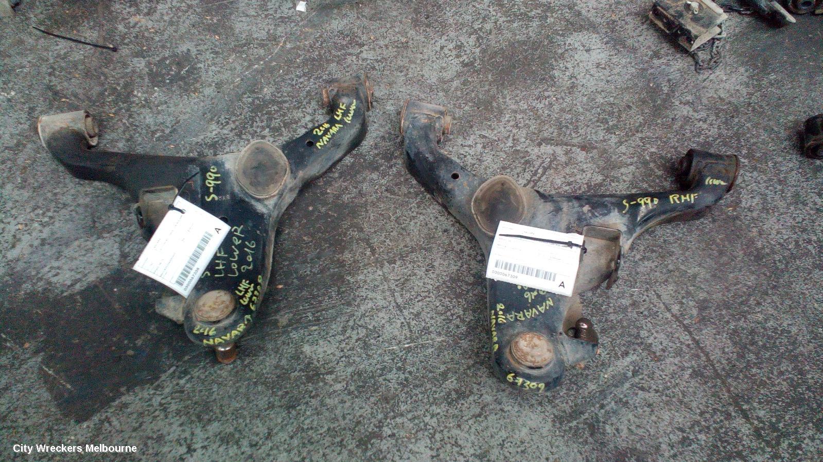NISSAN NAVARA LEFT FRONT LOWER CONTROL ARM, NP300, 09/2015 - 11/2020 - Image 2