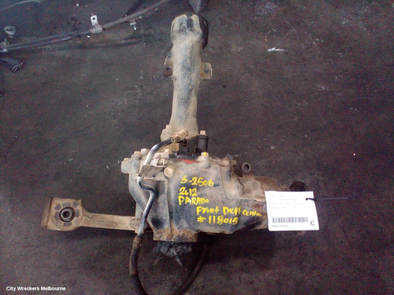 TOYOTA PRADO DIFFERENTIAL CENTRE, FRONT, 3.0, DIESEL, 150 SERIES, 3.909 RATIO (A02A CODE), 08/2009 - 05/2015 - Image 1