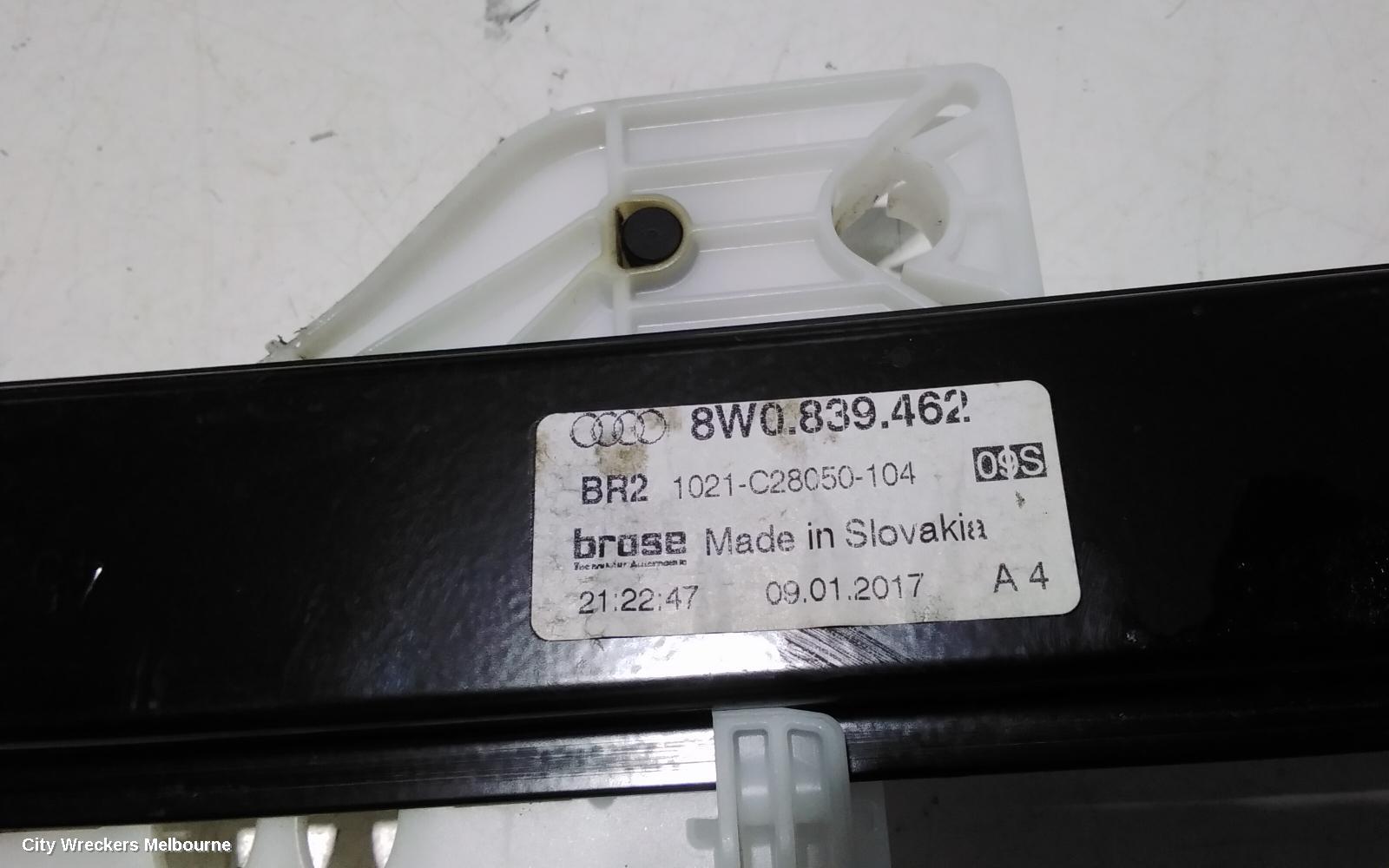 AUDI A4 RIGHT REAR WND REG/MOTOR, B9 8W, 10/2015 - 01/2025 - Image 2