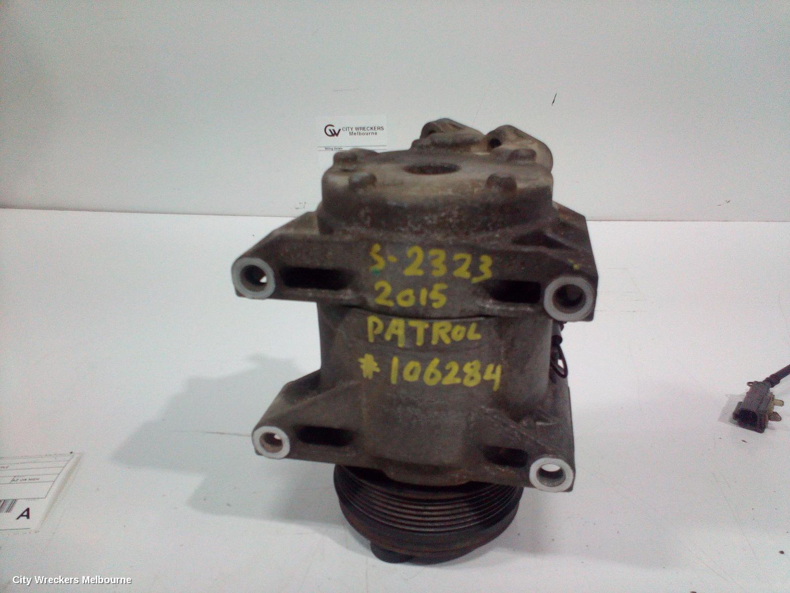 NISSAN PATROL A/C COMPRESSOR, Y62, PETROL, 5.6, VK56VD, 11/2012 ONWARDS - Image 1