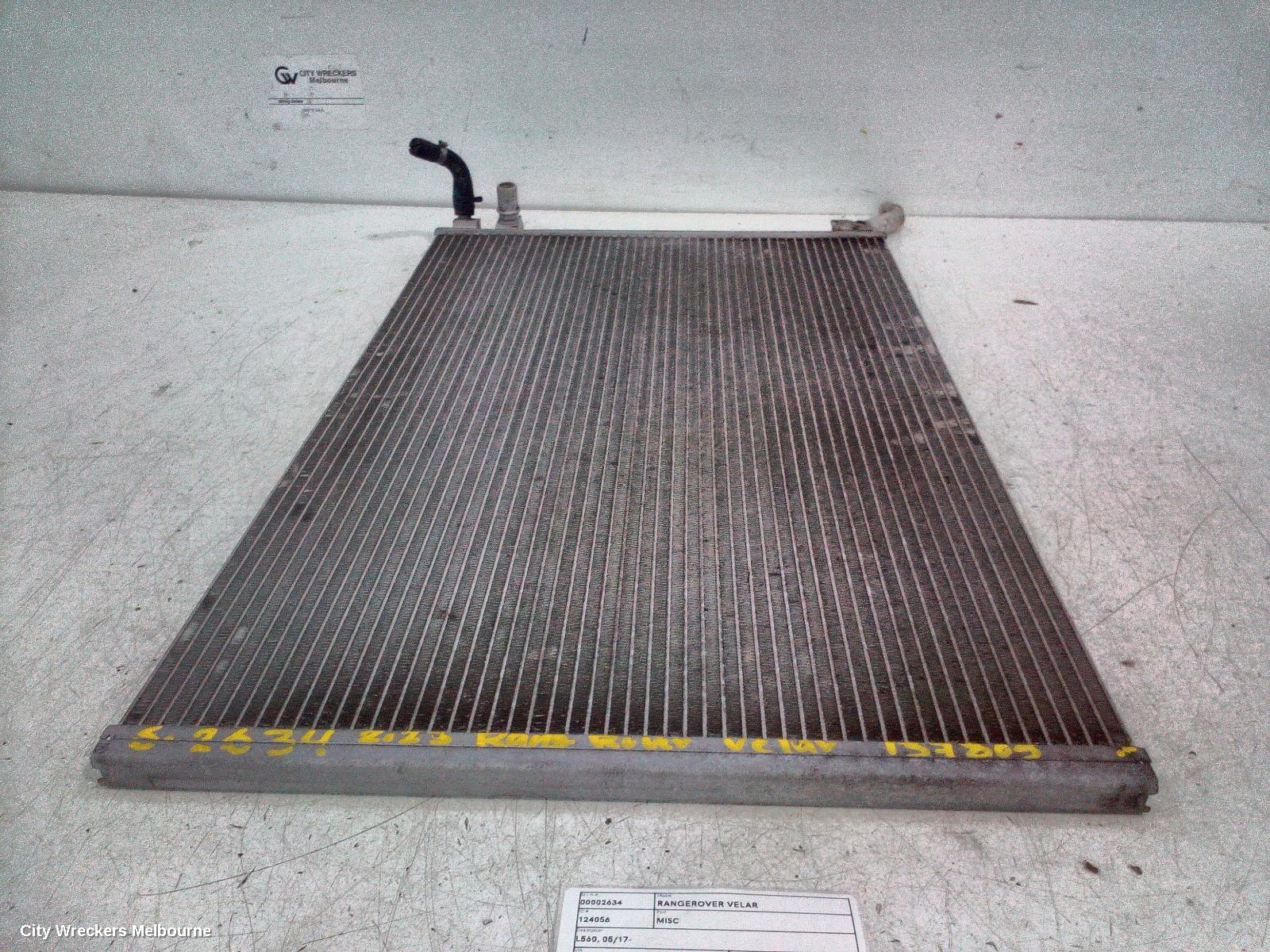LAND ROVER RANGEROVER VELAR, L560, 05/2017 ONWARDS, GX73-8K230-BB  RADIATOR: 137805 - Image 2