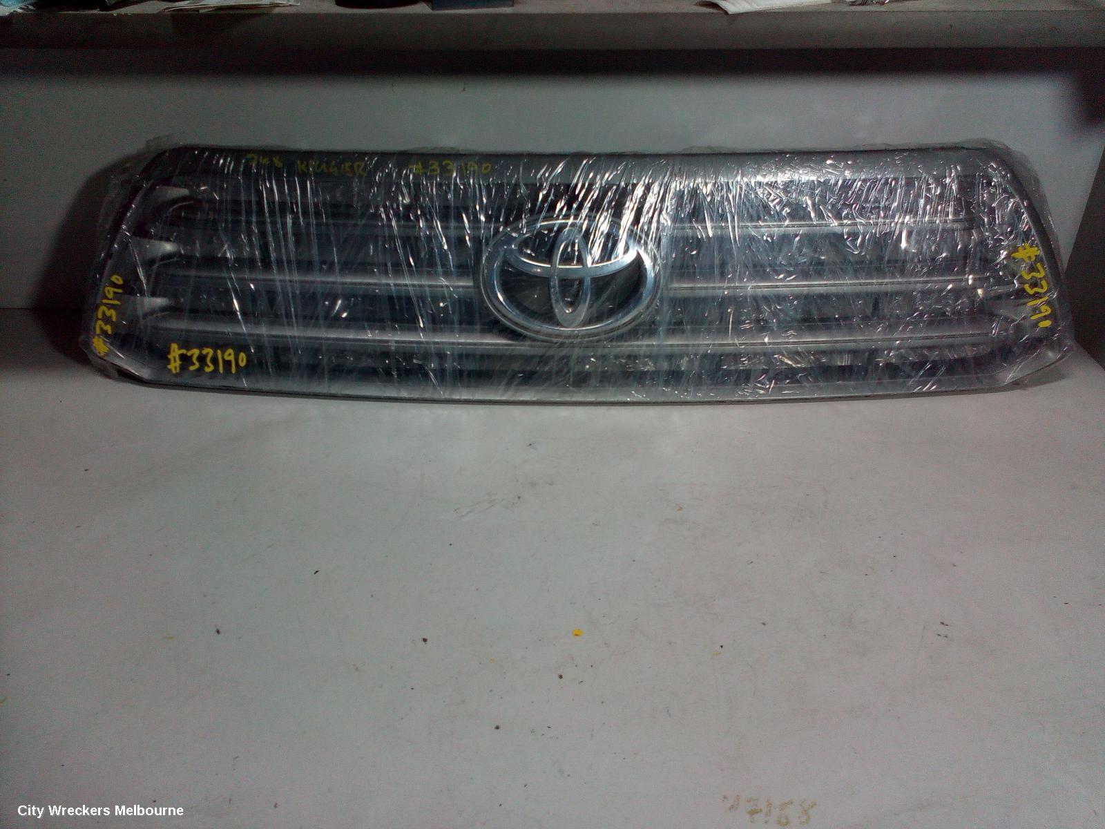 TOYOTA KLUGER GRILLE, RADIATOR GRILLE, GSU40-GSU45, KX-S, SHADOW CHROME, 05/2007 - 07/2010 - Image 1