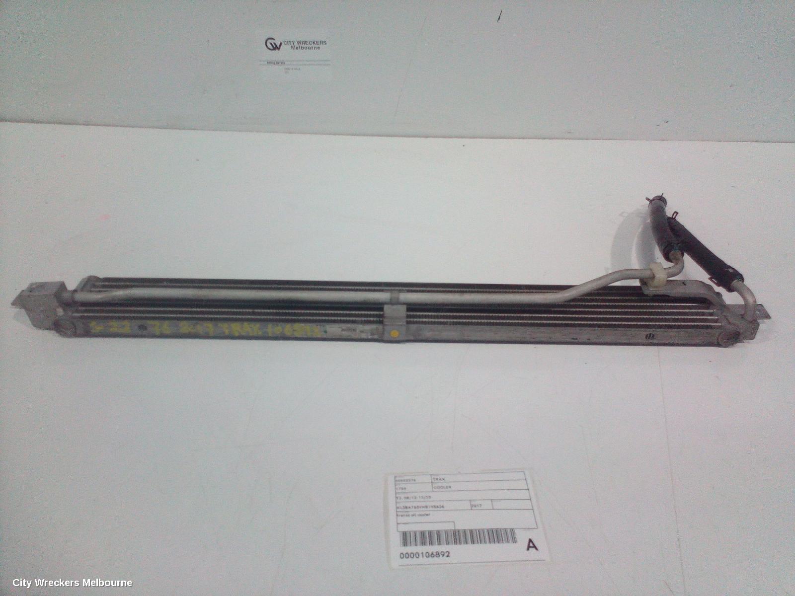 HOLDEN TRAX COOLER, TJ, 08/2013 - 12/2020 - Image 1