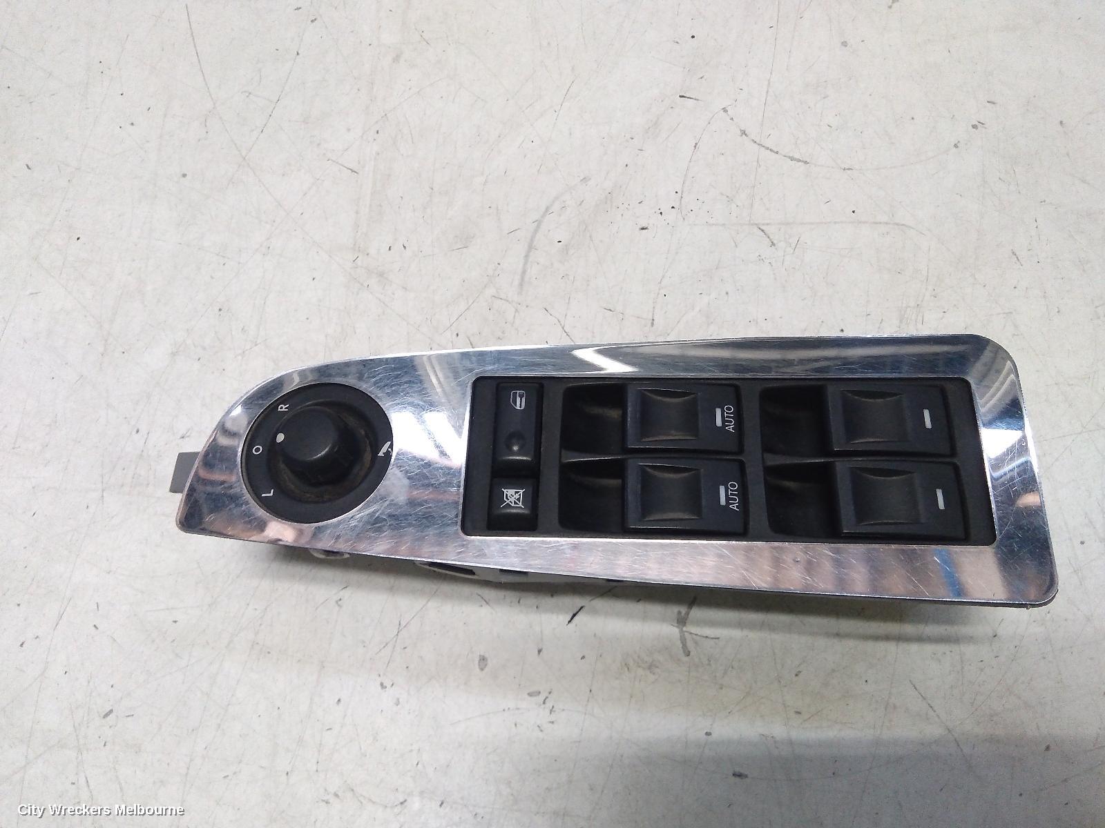CHRYSLER 300C PWR DR WIND SWITCH, RH FRONT (MASTER SWITCH), NON ILLUMINATION, LH & RH FRONT AUTO WINDOWS, P/N 04602781AA, 11/2005 - 12/2011 - Image 2
