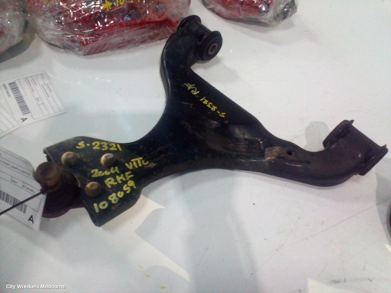 MERCEDES VITO RIGHT FRONT LOWER CONTROL ARM, 639, 04/2004 - 01/2011 - Image 2