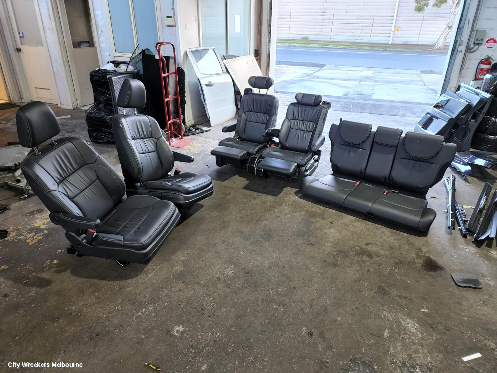 HONDA ODYSSEY COMPLETE INTERIOR, LEATHER, BLACK, RC1, 02/2014 ONWARDS - Image 1