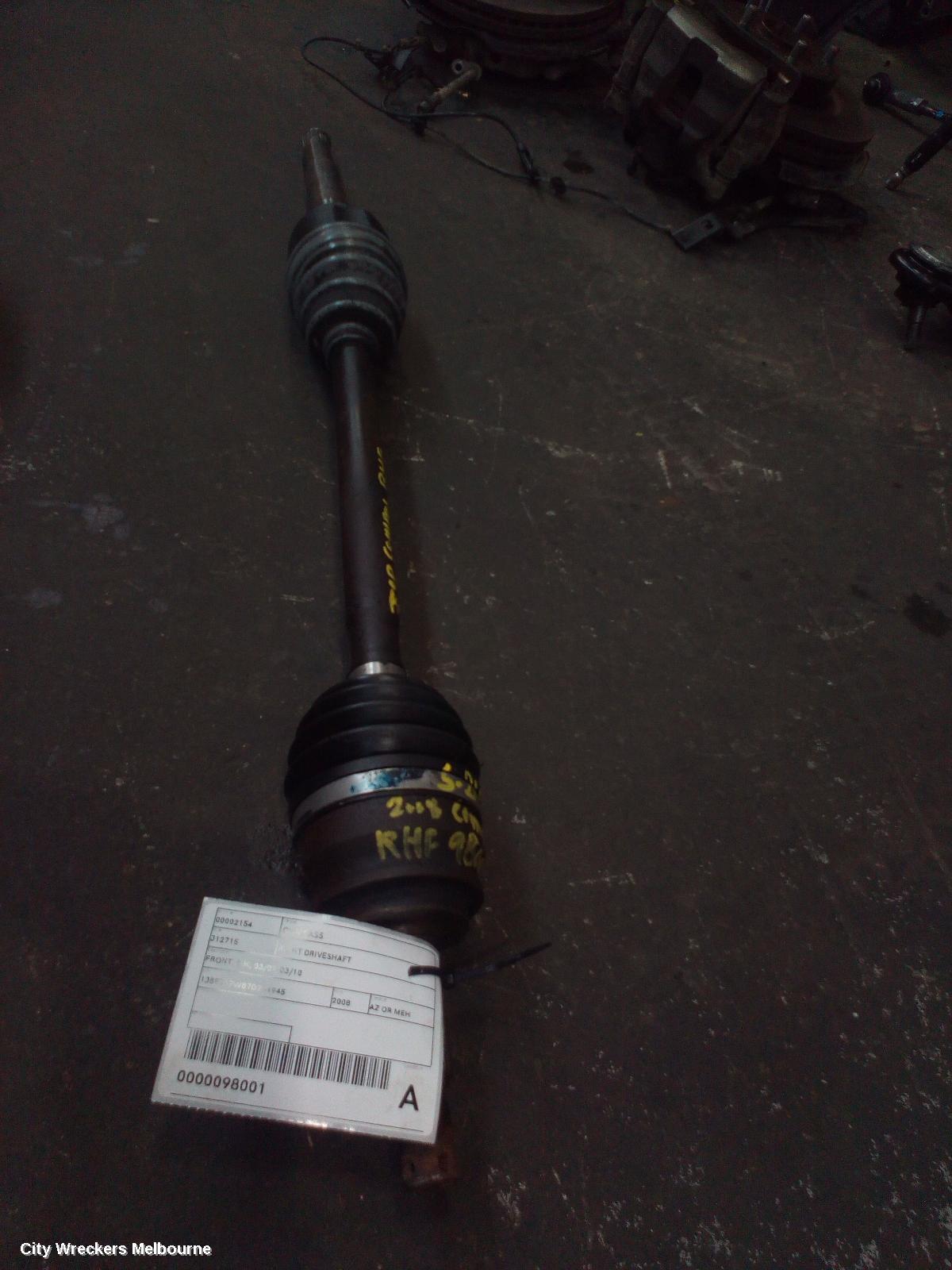 JEEP COMPASS RIGHT DRIVESHAFT, FRONT, MK, 03/2007 - 03/2010 - Image 1