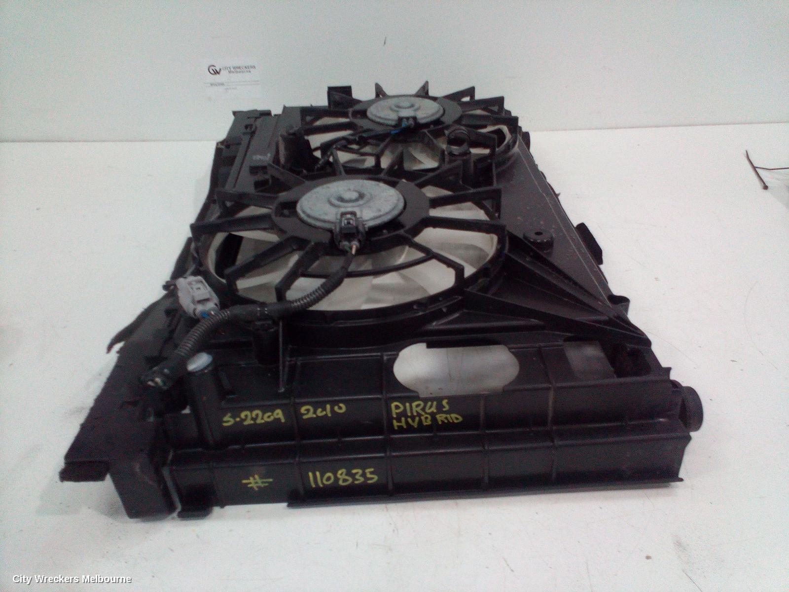 TOYOTA PRIUS FAN, ZVW30R, RADIATOR FAN, 07/2009 - 12/2015 - Image 1