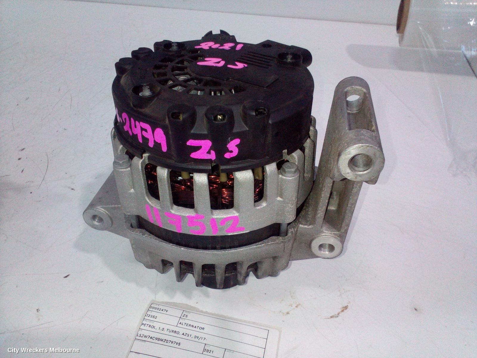 MG ZS ALTERNATOR, PETROL, 1.0, TURBO, AZS1, 09/2017 ONWARDS - Image 2