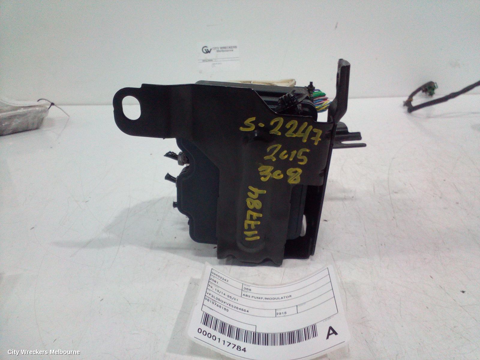 PEUGEOT 308 ABS PUMP/MODULATOR, T9, 10/2014 - 05/2021 - Image 2