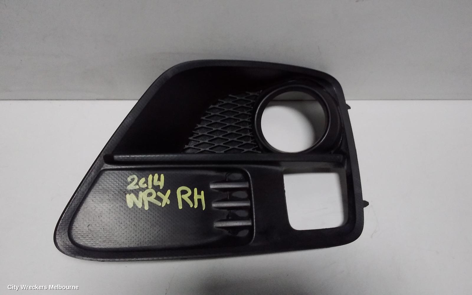 SUBARU WRX RIGHT INDICATOR/FOG/SIDE, BUMPER FOGLAMP SURROUND, V1, 03/2014 - 05/2017 - Image 1