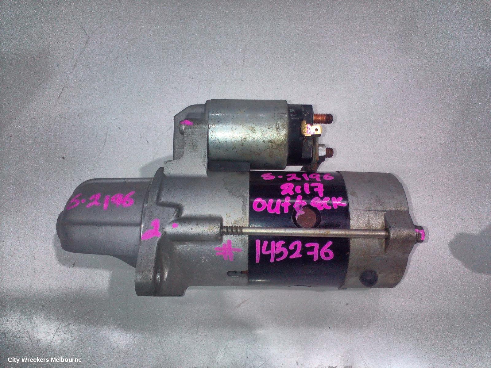 SUBARU OUTBACK STARTER, DIESEL, EE20, AUTO, CVT, 6 SPEED, 6TH GEN, 08/2014 - 12/2020 - Image 1