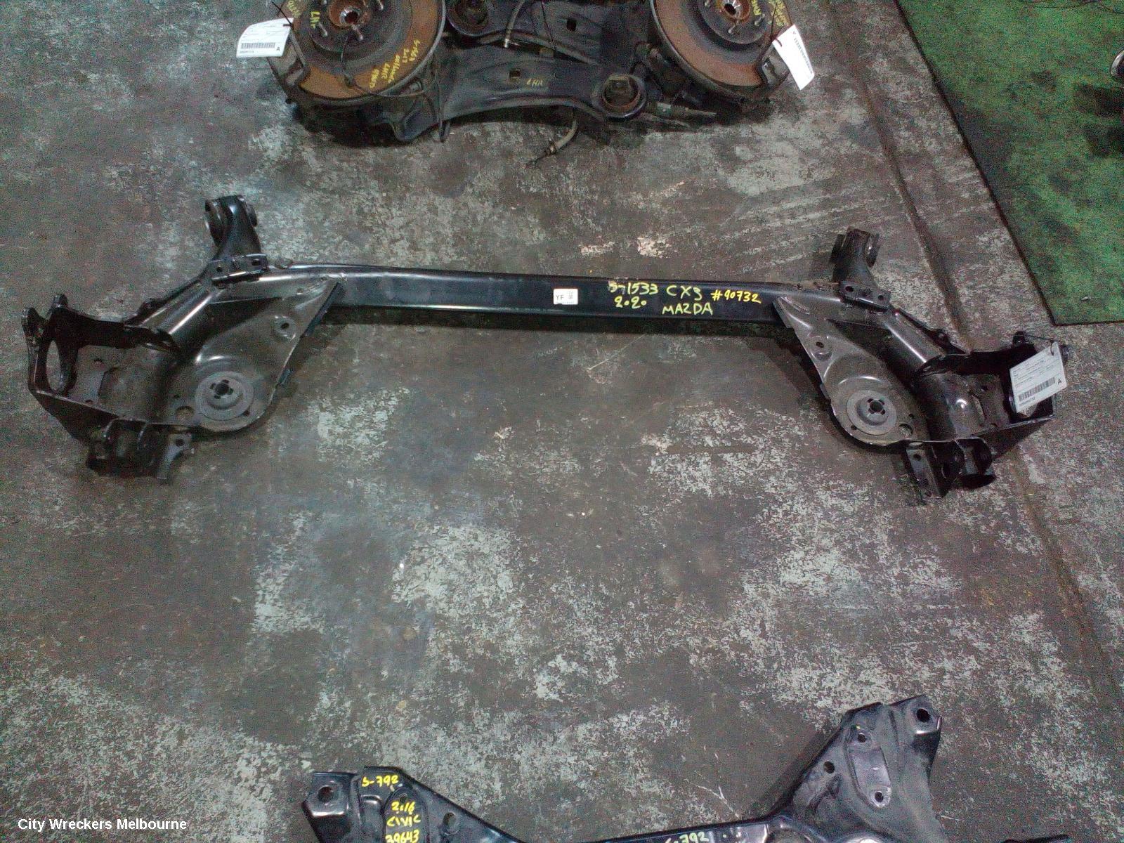 MAZDA CX3 REAR AXLE BEAM (FWD), DK, 2WD, W/ELEC HANDBRAKE, 06/2018 ONWARDS - Image 2