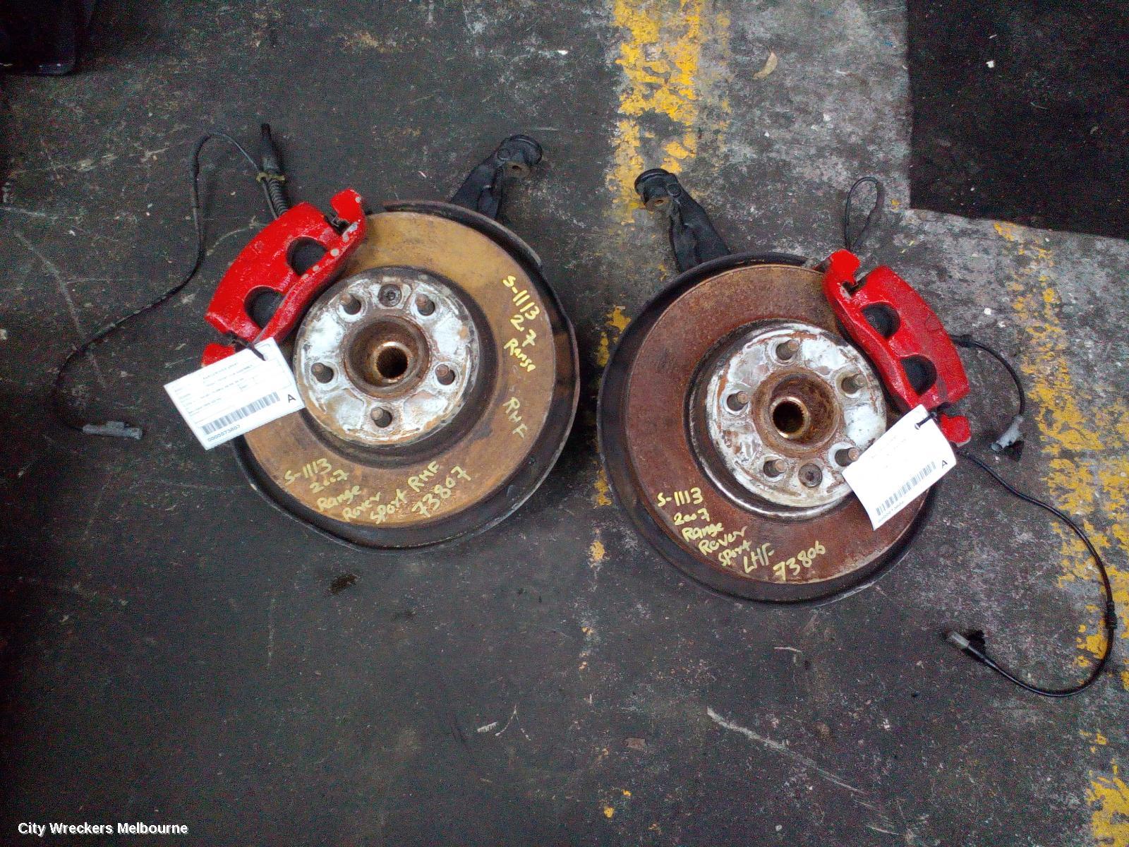 LAND ROVER RANGEROVER SPORT LEFT FRONT HUB ASSEMBLY, L320, 2.7, DIESEL, TURBO, 08/2005 - 09/2009 - Image 2