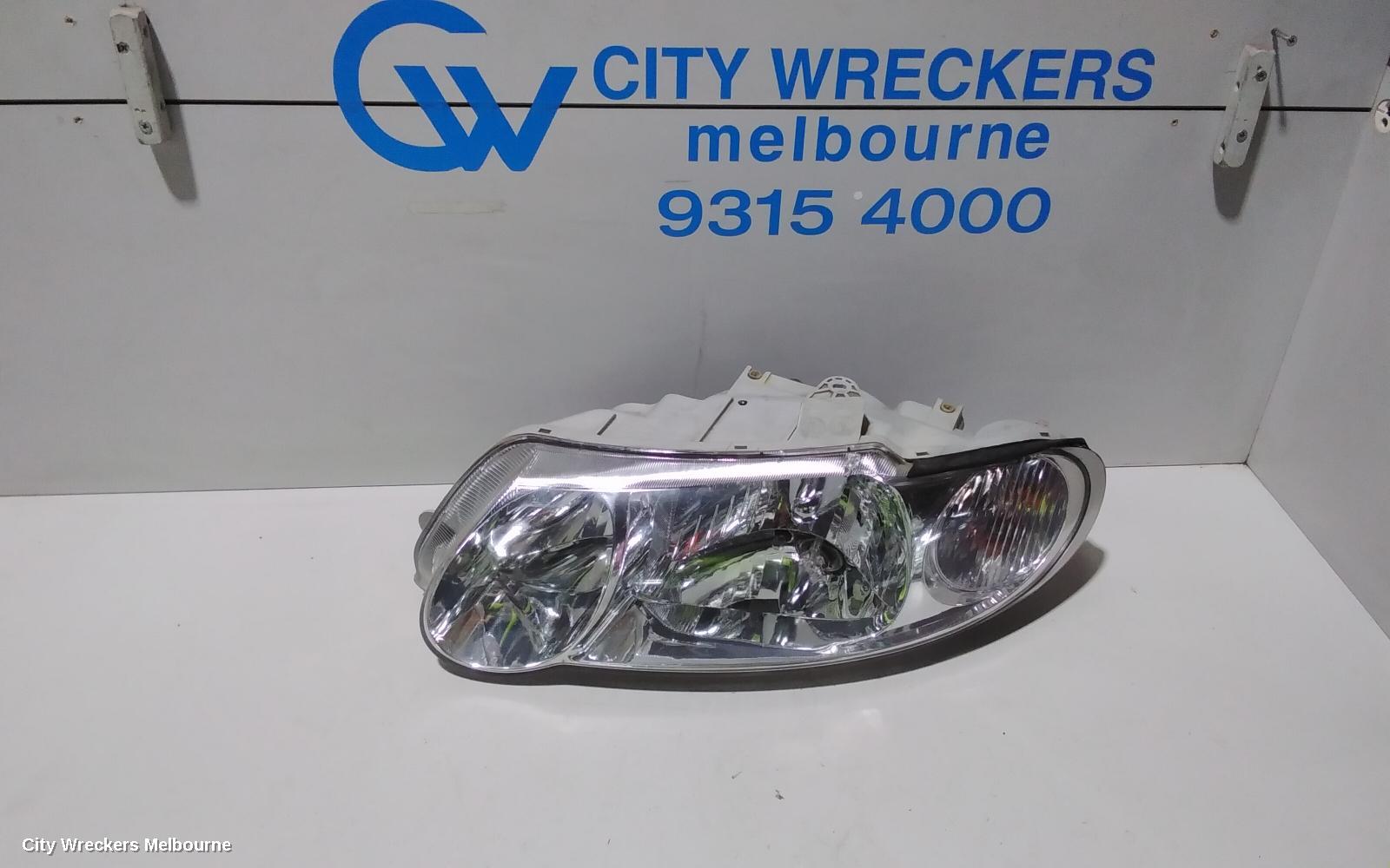 HOLDEN COMMODORE LEFT HEADLAMP, VX, EXECUTIVE/ACCLAIM/S PACK, CHROME INSERT TYPE, 10/2000 - 09/2002 - Image 1
