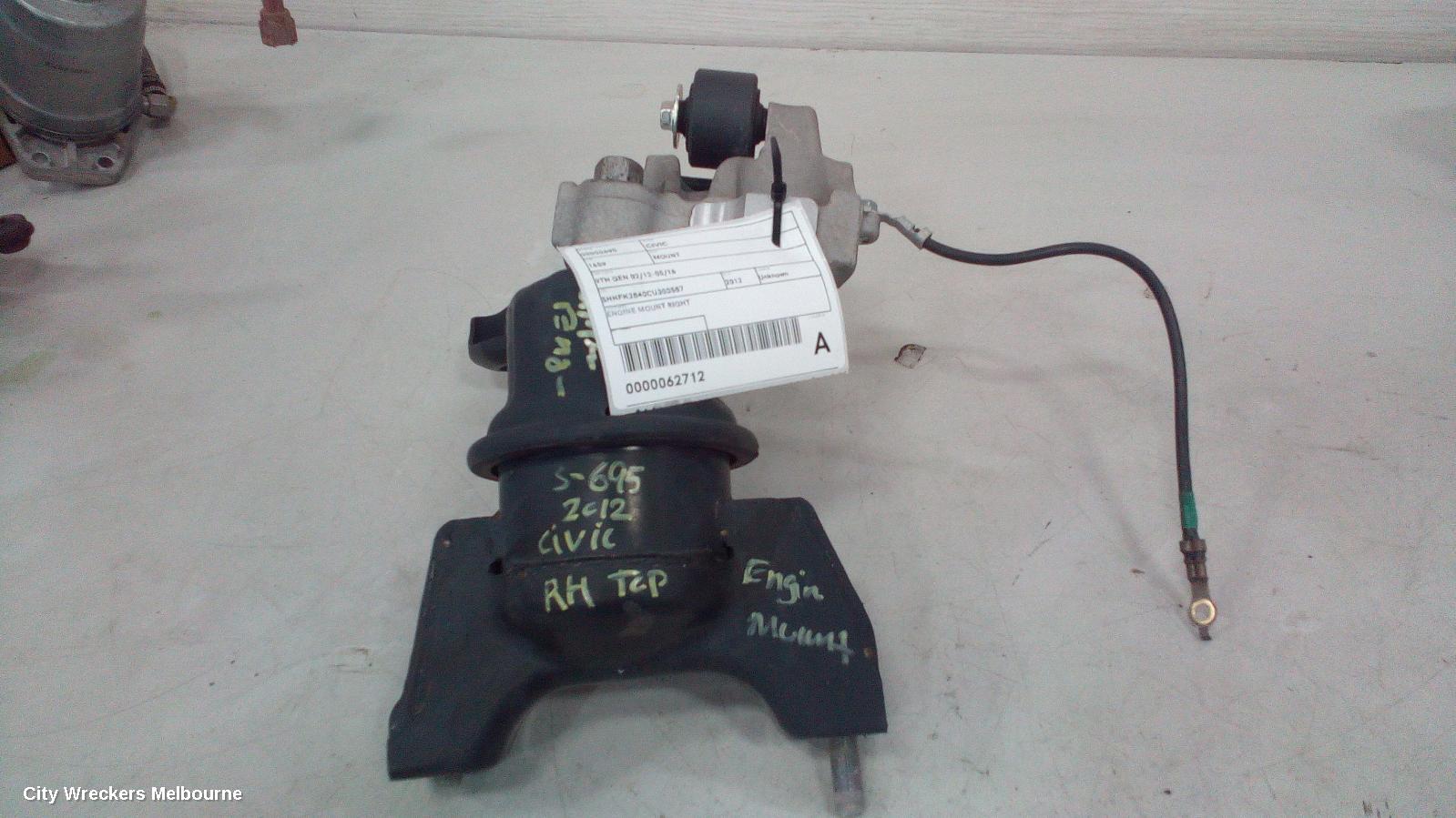 HONDA CIVIC MOUNT, 9TH GEN 02/2012 - 05/2016 - Image 1
